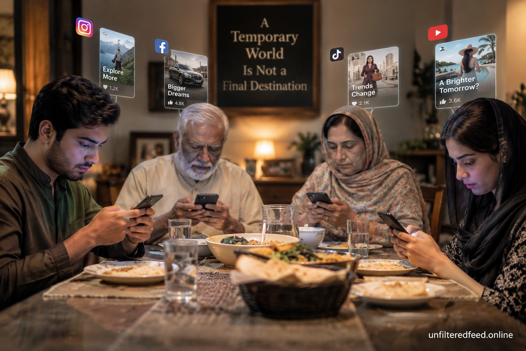 How Social Media Is Making Us Run in the Race of This Temporary World