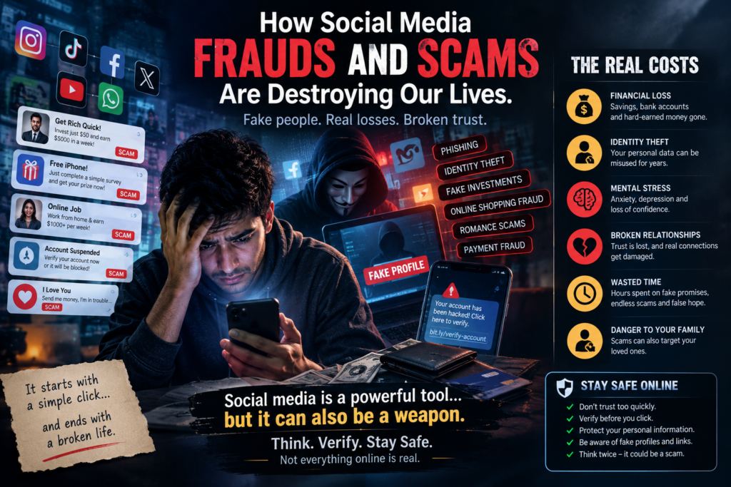 How social media frauds and Scams are destroying our lives